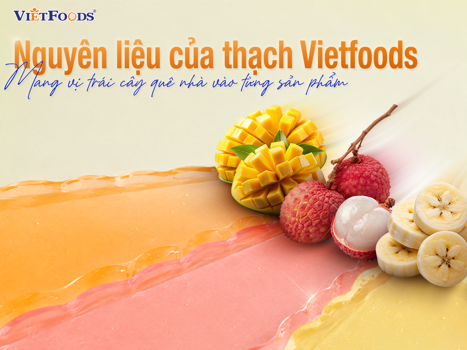 Nguyên liệu của thạch Vietfoods