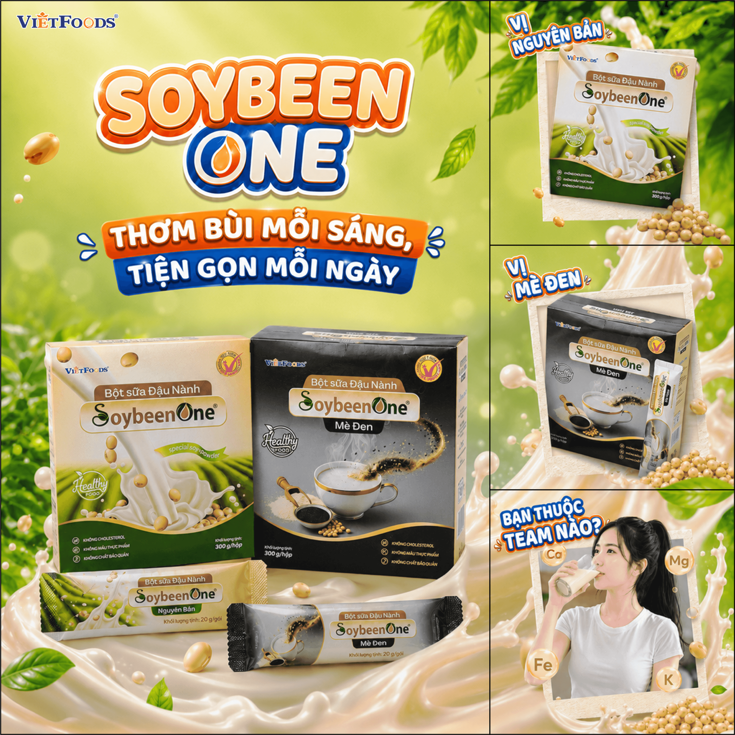 Bột sữa đậu nành Soybeen One